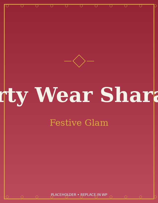 Party wear sharara dress in festive colours
